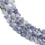 Jaspe mancha azul flor 6mm x 38cm