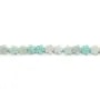 Amazonite from Peru flower 6mm x 38cm