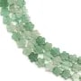 Quartz Aventurine (Green Strawberry) heart 6mm x 38cm