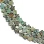 Turquoise africaine fleur 6mm x 38cm