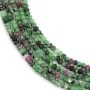 Rondella sfaccettata Rubino Zoisite 1.5x2.5mm x 39cm