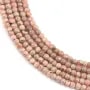 Rhodochrosite rond 3.5mm - qualité B x 40cm