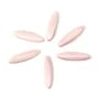Oval pink Lambi cabochon 8x32mm x 1pc
