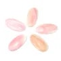 Cabochão Lambi rosa oval 18x36mm x 1pc