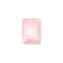 Rechteckiger rosa Lambi-Cabochon 12x16mm x 1 Stk