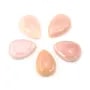 Cabochon Lambi rose goutte 10x15mm x 1pc