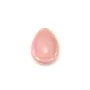 Cabochon Lumaca rosa goccia 10x14mm x 1pz