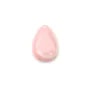 Cabochon Conchiglia rosa goccia 9x12mm x 1pc