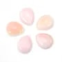 Cabujón Lambi rosa gota 8x10mm x 1pc