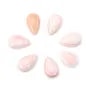 Pink Lambi drop cabochon 5x8mm x 1pc