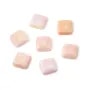 Cabochon Lambi rosa quadrato 8mm x 1pz