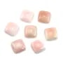 Cabochon Conchiglia rosa quadrato 12mm x 1pc