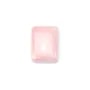 Pink Lambi cabochon rectangle 13x18mm x 1pc