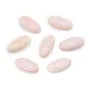 Cabujón Lambi rosa ovalado 7x14mm x 1pc