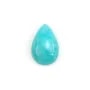 Cabochon Amazonit aus Peru Tropfen 3.7x5.7mm x 2 Stück