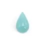 Cabujón de amazonita en forma de gota 3.7x5.7mm x 2 piezas