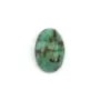 Afrikanischer ovaler Türkis Cabochon 4x6mm x 2 Stück