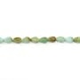 Chrysoprase goutte facetté 4x6mm x 38cm