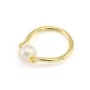 Ring für vollständig durchbohrte Perle - Gold x 1Stk