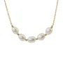 Collier en gold filled & perle d'eau douce x 1pc