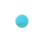 Cabochon Turquoise, forme ronde et plate 10mm x1pc