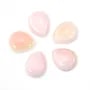 Cabochon Lambi rose goutte 7x9mm x 1pc