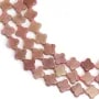 Rodolite trevo 10mm x 38cm