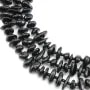 Black tourmaline baroque chips x 39cm
