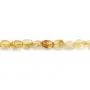 Nugget barroco de citrina 4-5mm x 39cm
