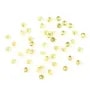 Zirconium oxide round brilliant yellow 2mm x 50pcs