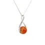 Anilla de strass para perla totalmente perforada 20mm - óxido de circonio y Plata 925 rodiada x 1pc