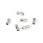 Perla tubo bambú 3x6mm - Plata 925 rodiada x 6pcs