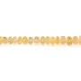Citrino rondela degradada tamanho 6-12mm x 47cm