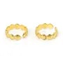 Anello regolabile conchiglia - Acciaio inox 304 dorato x 1pz