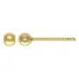 Silicone-Ohrstecker, Gold Filled 3mm x 2 Stück