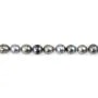 Cultured Tahitian pearl, drop, 34 pearls - 42cm