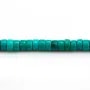 Gefärbtes Howlith Türkis Rondell 2x4mm | Heishi Perlen Türkis