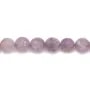 Jade violet ronde facetté 8mm x 39cm