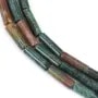 Ágata india, tubo, 4x13mm x 40cm