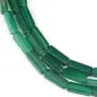 Agata verde, rettangolo, 4x13mm x 40cm