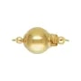 Fecho bola de encaixe 8mm - Gold Filled x 1pc