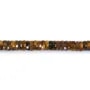 Facettierte Tigerauge Heishi-Perle 2x6mm | Schmuckherstellung