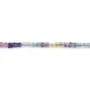 Fluorit abgestufter facettierter Würfel 3mm x 38cm