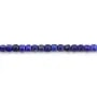 Lapis Lazuli faceted cube 3mm x 38cm