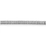 Silver hematite heishi rondelle 2x6mm x 40cm