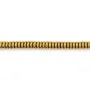 Ematite dorata rondella heishi 2x6mm x 40cm