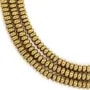 Golden hematite heishi rondelle 2x4mm x 40cm