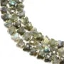 Labradorite faceted butterfly 8x10mm x 37cm