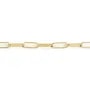 Chaîne maille rectangle 3.5x10mm - Doré x 50cm