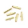 Embout tube pour tissage perles - 19mm - Doré x 6pcs
